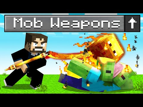 Mobs Are Weapons in Minecraft