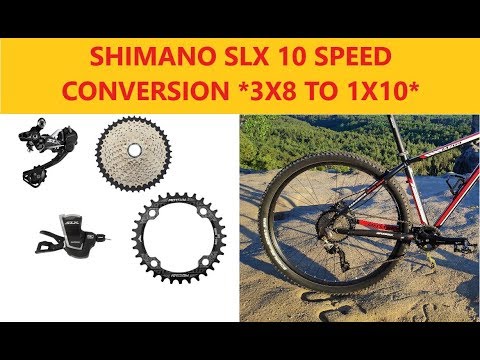 Shimano SLX 10 Speed - Conversion 3x8 To 1x10