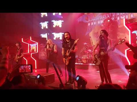 Dragonforce, "Through the Fire and Flame", Calgary, March 15, 2022
