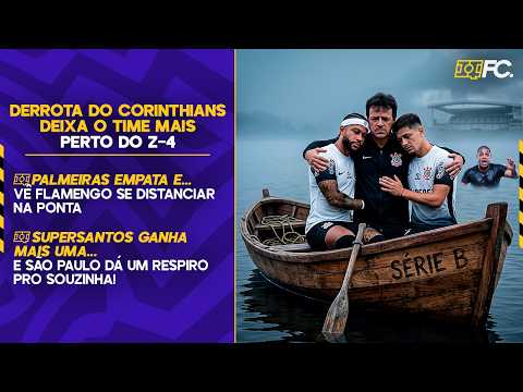 CORINTHIANS PERDE DE NOVO; PALMEIRAS VÊ FLAMENGO ESCAPAR E SANTOS GANHA MAIS UMA – Quebrada FC