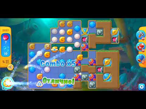 Fishdom. 5057 level no boosters and diamonds