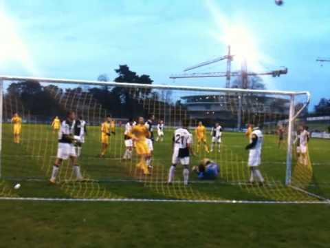 Tête de Yanis Cavaglia lors du match FC Stade Nyonnais vs. FC Wil