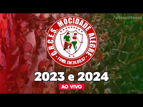 Mocidade Alegre 2023 e 2024 | Sambas ao vivo no 24 horas de samba - #24h24