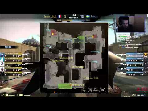 Fnatic's dust2 defence vs LDLC - Timeout #4