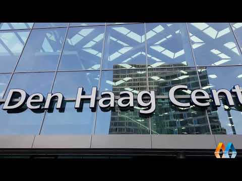 Walking Through the Center of The Hague HD