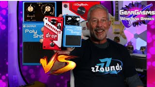 Digitech Drop Pedal VS Boss XS-1 Poly Shifter Pedal