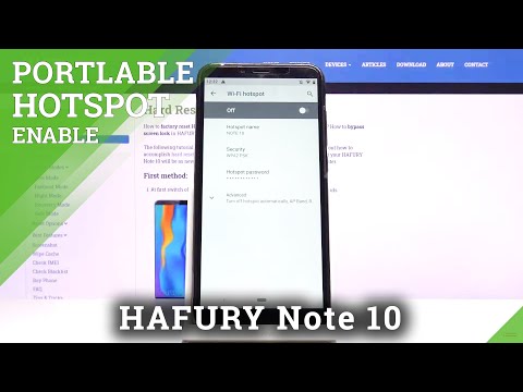 How to Enable Portable Hotspot in HAFURY Note 10 – Share Internet Connection