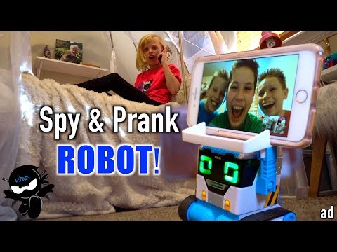 Spy and Pranks with a ROBOT!