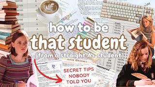 Become a top 1% student ✨💯 study tips organiz