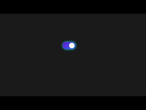 Neon Toggle Switch Using Html Css Webdevelopment Css