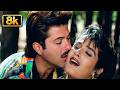 Anil Kapoor और Raveena Tandon का Romantic Song Meri Dhadkan Suno Udit Narayan 8K Video Song