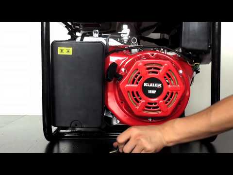 NEW KULLER 18HP 10KVA E-START AVR Commercial Petrol Generator Backup Power Camp