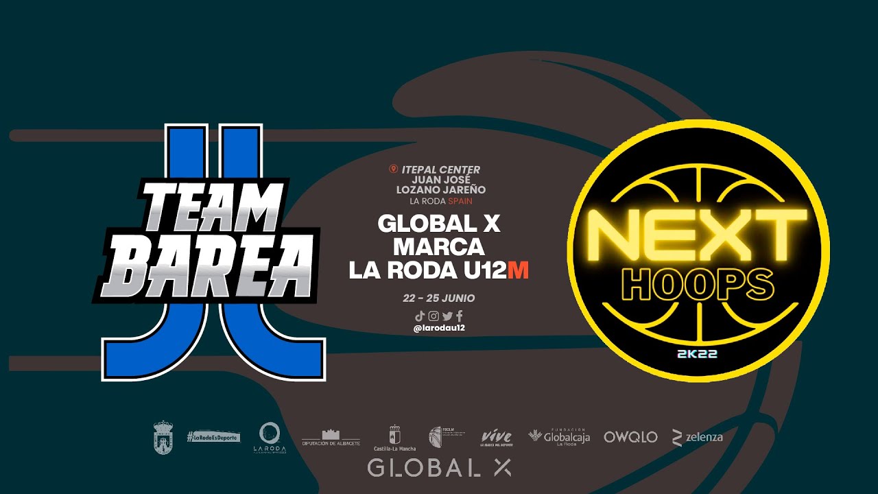 U12M.  TEAM BAREA (Pto. Rico) vs NEXT HOOPS.- Torneo Internacional GLOBAL X Future Stars La Roda 2023