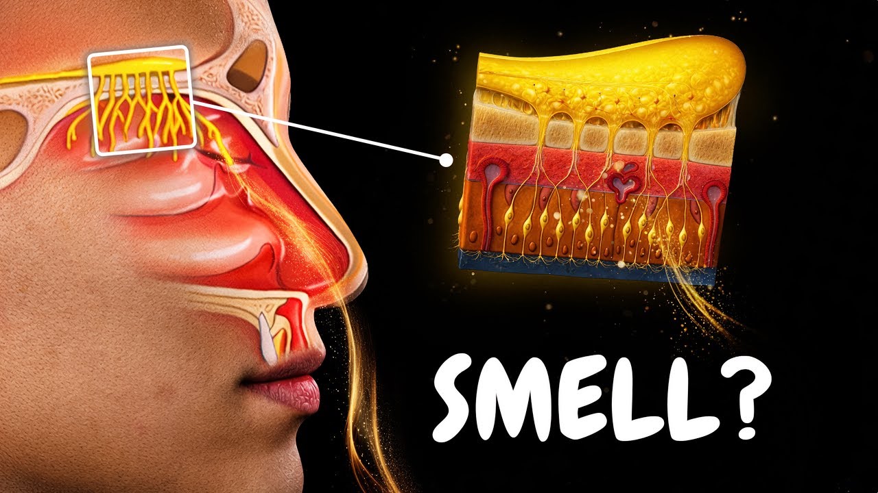 How Smell Works (Olfactory System, Receptors & Brain Pathways)