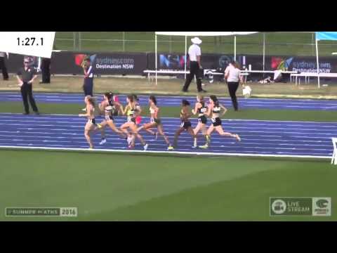 Womens 800m - FINAL - 94th Australian Athletics Championships 2016