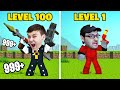 LVL 1 Vs LVL 100 RÜSTUNGS CHALLENGE