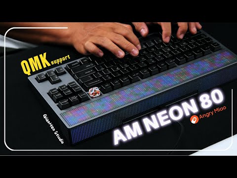 Bàn phím cơ Angry Miao AM Neon 80 - Kiệt tác RGB của sự đổi mới mang tính hoài cổ và tương lai