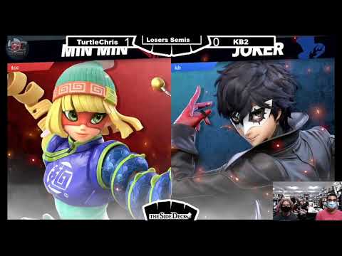 The Side Deck #73 - TurtleChris (Min Min) VS KB2 (Joker) - SSBU Losers Semi's