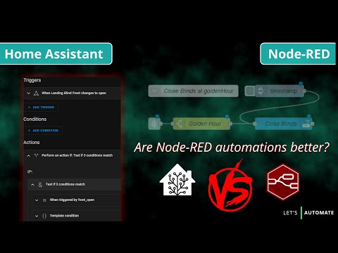 Home Assistant Automations versus Node-RED