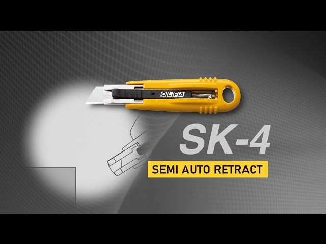 Olfa Auto-retracting blade Safety Knife SK-4