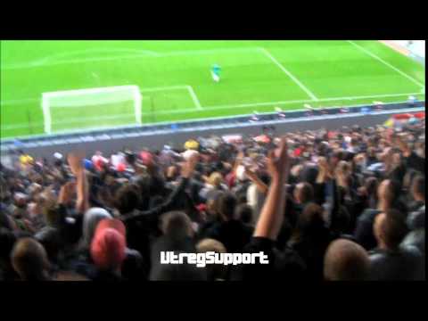 FC Utrecht - PSV (26-10-2014) Spreekkoren en onrust.