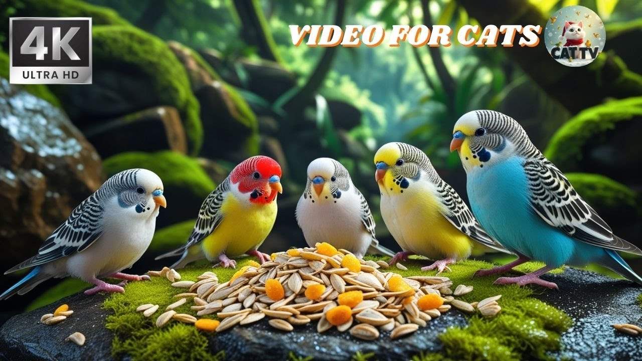 Cat TV | Ultimate Nature Show for Cats | Birds & Squirrels 4K HDR 😺🐦🐿️