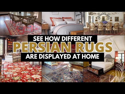 See how different Persian Rugs are displayed at home