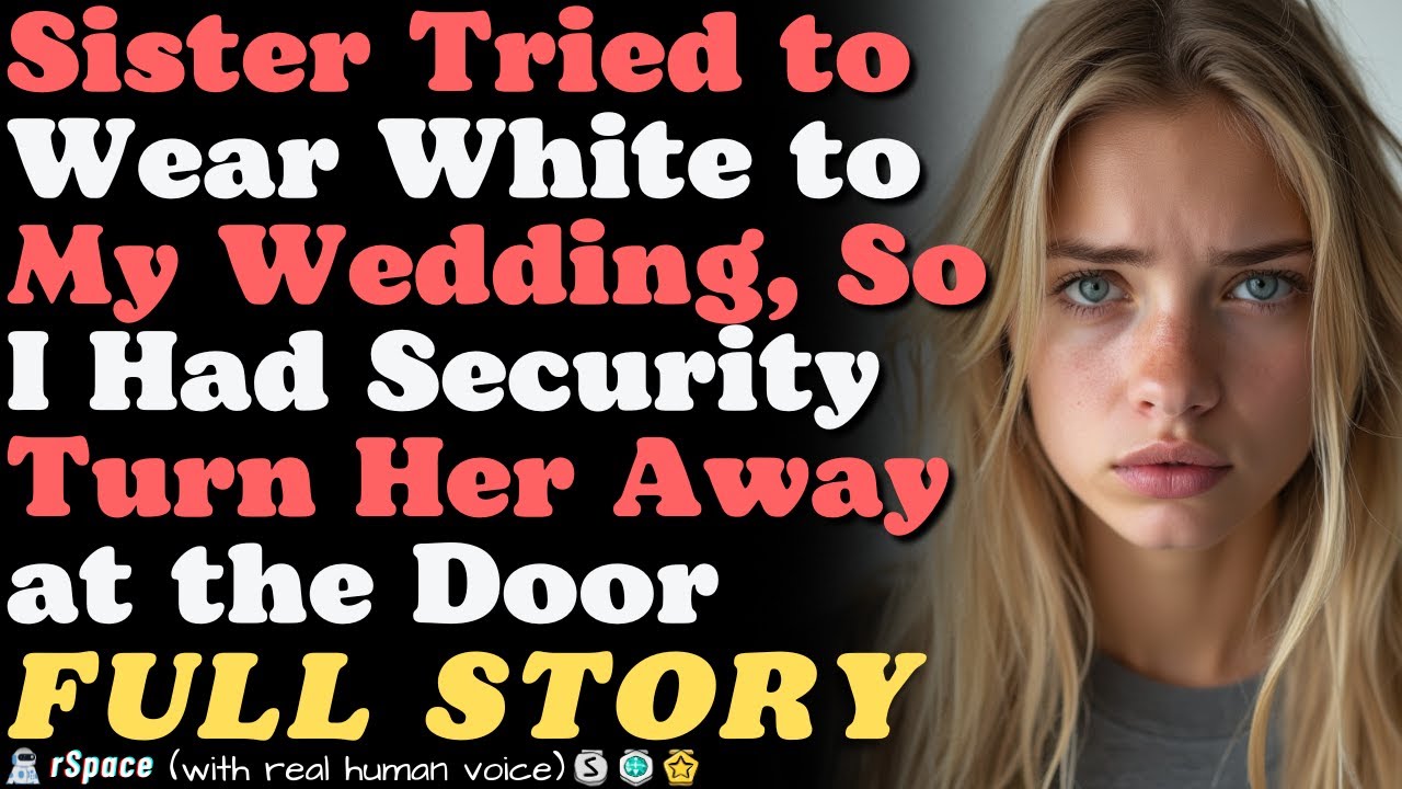 Sister Tried to Wear White to My Wedding, So I Had Security Turn Her Away at the Door