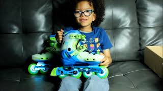 Adjustable Inline Roller Skates Review | Roller Blades with Light up Wheels