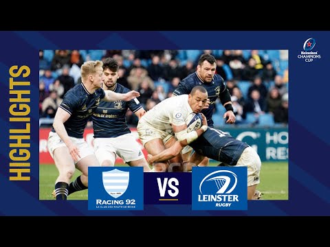 Highlights - Racing 92 v Leinster Rugby Round 1│Heineken Champions Cup 2022/23
