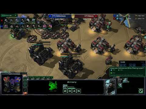 Mario vs MinSeok - TvZ - Akilon Wastes - StarCraft 2 - Heart of the Swarm