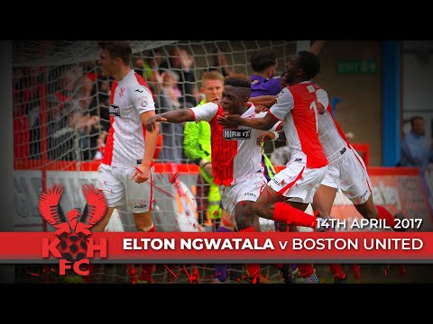 Harriers 1-0 Boston United 14/04/17: Elton Ngwatala goal