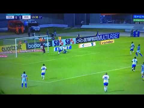 Gol do CSA x AVAÍ Série A 2019 Rei Pelé