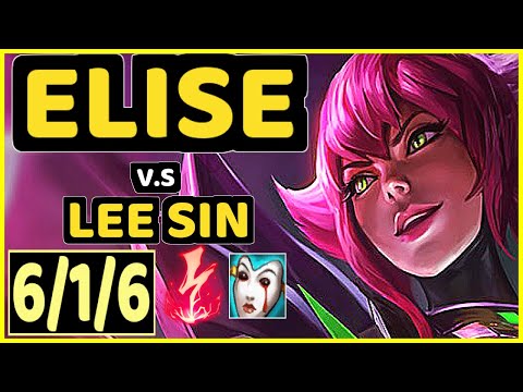 ANDA (ELISE) vs LEE SIN - 6/1/6 KDA JUNGLE CHALLENGER GAMEPLAY - NA