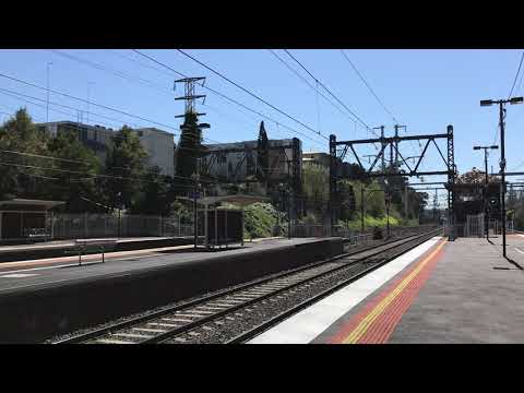 Pacific National G536 and G525 trails down Long Island Steel Train runs across South Yarra - 11/9/19