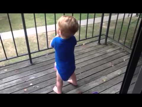 Lionel dancing to the ice cream truck