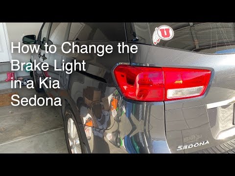 How to change brake light KIA Sedona Carnival | 2015 - 2025 | Bulb Replacement | Tail Light Repair