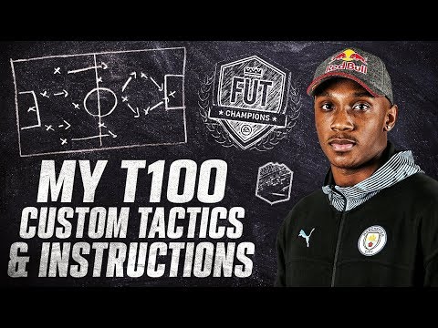 MY T100 PRO PLAYER BEST CUSTOM TACTICS, INSTRUCTIONS AND FORMATIONS! FIFA 20 ULTIMATE TEAM