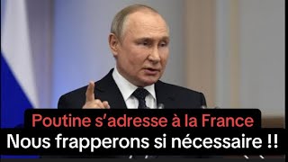 Le discours choc de Poutine 🇫🇷