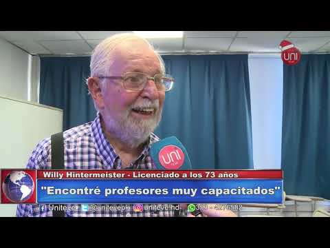 Licenciado a los 73 años