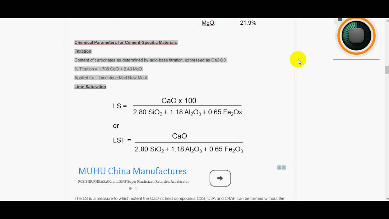 basic cement chemistry