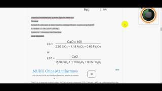 basic cement chemistry