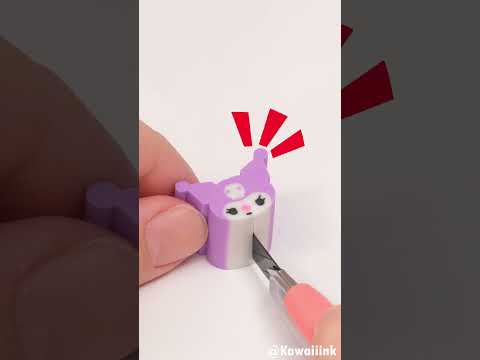 The right way to cut an eraser! 