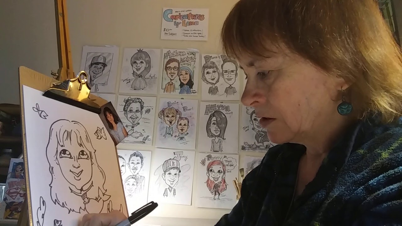 Promotional video thumbnail 1 for Caricatures and Silhouettes by Leona