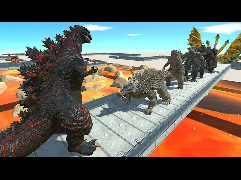 Shin Godzilla Lava Death Run - Animal Revolt Battle Simulator