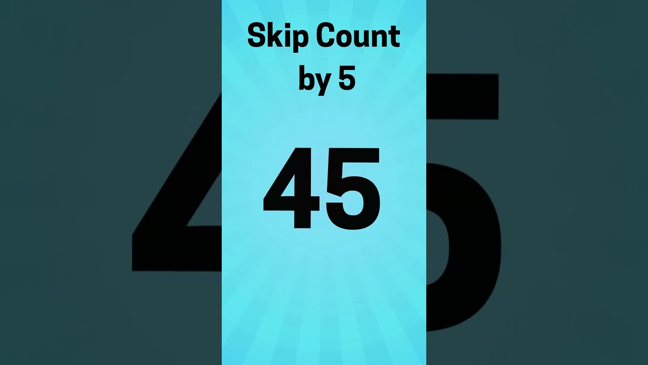 🎵 Skip Count by 5 | Row Row Row Your Boat Tune | Fun Math Song for Kids #mathforkids #skipcounting