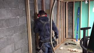 how to frame basement walls and garage walls
