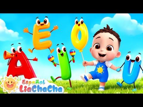 The Laughter of the Vowels | Learn the Vowels | LiaChaCha in Spanish - Children's Songs