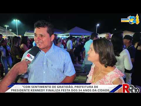 RESUMO FESTA DO ANIVERSÁRIO DE 54 ANOS DE PRESIDENTE KENNEDY TOCANTINS - 07/12/20250
