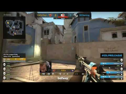 Faze NiKo insane 1v4 clutch